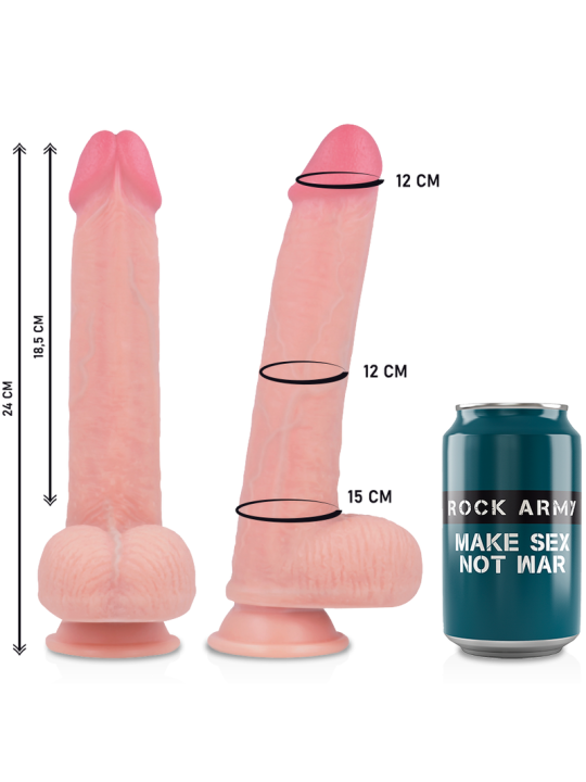 ROCKARMY - ARN S + LIQUID SILICONE DILDO PREMIUM KINGCOBRA 24 CM -O- 4
