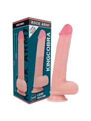 ROCKARMY - ARNÉS + LIQUID SILICONE DILDO PREMIUM KINGCOBRA 24 CM -O- 4