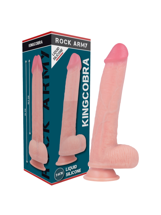 ROCKARMY - ARN S + LIQUID SILICONE DILDO PREMIUM KINGCOBRA 24 CM -O- 4