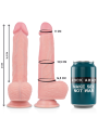 ROCKARMY - HARNESS + LIQUID SILICONE PREMIUM SPITFIRE REALISTIC 21 CM 