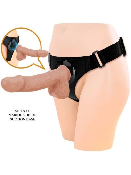 PRETTY LOVE - HARNESS BRIEFS UNIVERSAL HARNESS WITH DILDO JERRY 21.8 C