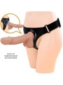 PRETTY LOVE - IMBRAGATURA SLIP UNIVERSALE CON DILDO JERRY 21.8 CM NATU
