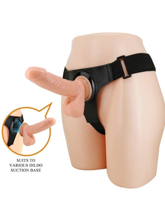PRETTY LOVE - HARNESS BRIEFS UNIVERSAL HARNESS WITH DILDO TOM 20 CM NA