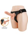 PRETTY LOVE - HARNAIS SLIPS HARNAIS UNIVERSEL AVEC GODE TOM 20 CM NATU