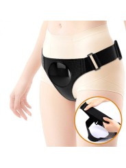 PRETTY LOVE - HARNAIS SLIPS HARNAIS UNIVERSEL AVEC GODE TOM 20 CM NATU