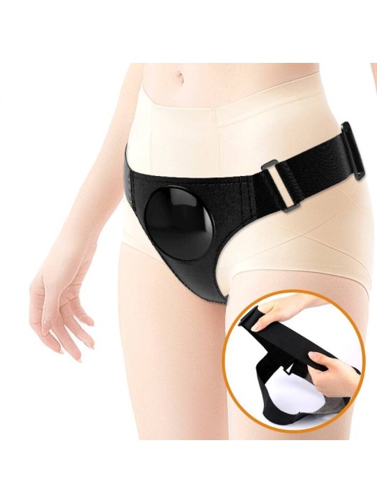 PRETTY LOVE - HARNESS BRIEFS ARNÉS UNIVERSAL CON DILDO TOM 20 CM NATUR