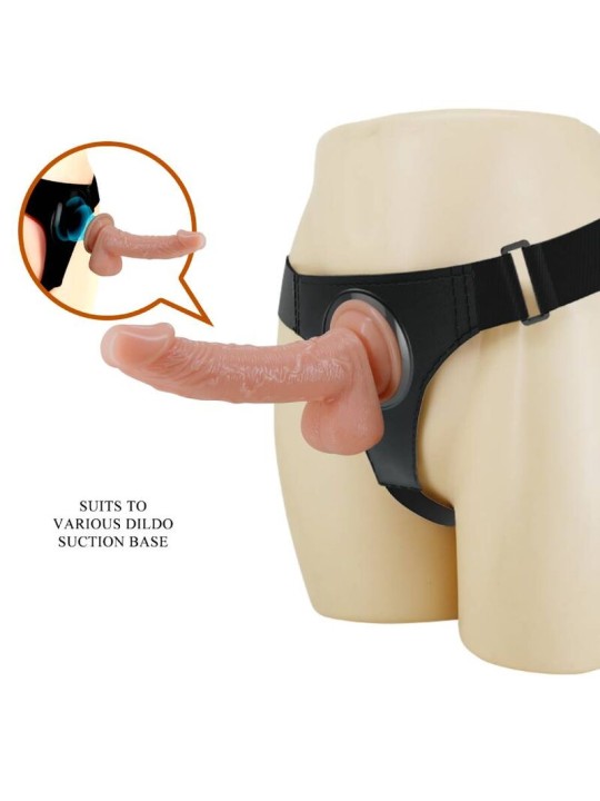 PRETTY LOVE - HARNAS BRIEFS UNIVERSEEL HARNAS MET KEVIN DILDO 19 CM NA