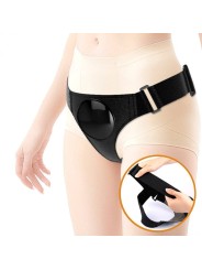 PRETTY LOVE - SLIP HARNAIS HARNAIS UNIVERSEL AVEC GODE MICHEAL 20 CM N