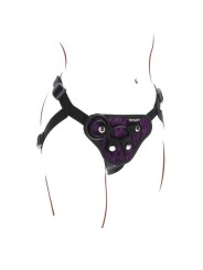 GET REAL - STRAP-ON LACE HARNÉS MORADO