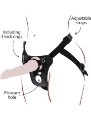 GET REAL - HARNAIS DE PLAISIR STRAP-ON NOIR