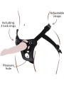 GET REAL - ARNÊS DE PRAZER STRAP-ON PRETO