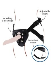 GET REAL - STRAP-ON-DELUXE-GURT SCHWARZ