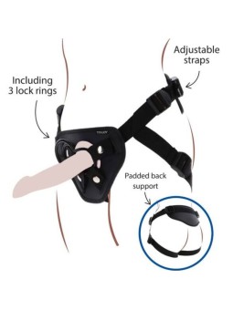 GET REAL - STRAP-ON DELUXE HARNESS BLACK