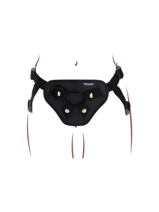 GET REAL - STRAP-ON DELUXE HARNESS BLACK