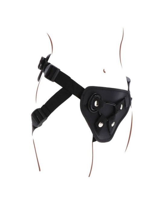 GET REAL - HARNAIS STRAP-ON DELUXE NOIR