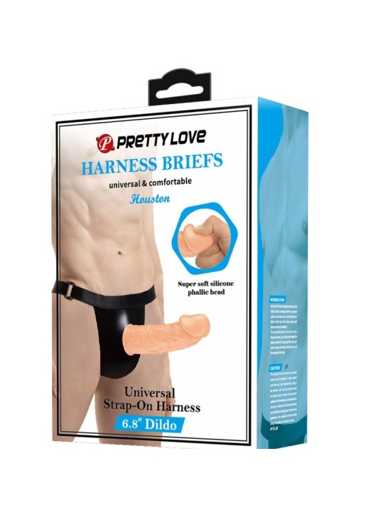 PRETTY LOVE - SLIPS HARNNES AVEC DIDLO INCLUS