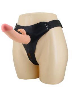 PRETTY LOVE - MAVIS HARNESS UNIVERSAL BRIEFS WITH DILDO 19 CM NATURAL