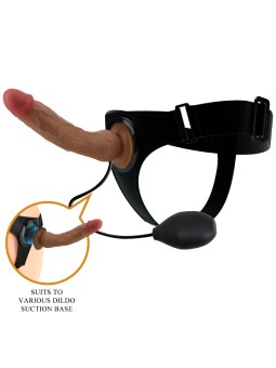 PRETTY LOVE - KYTON HARNAS SLIP UNIVERSEEL MET SPUITENDE DILDO 19 CM M