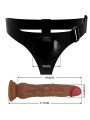 PRETTY LOVE - KYTON UNIVERSAL HARNESS SLIP MIT SQUIRTING DILDO 19 CM M