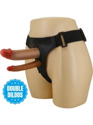 PRETTY LOVE - SLIP KEAVEN HARNESS UNIVERSALE E COMODO DOPPIO DILDO