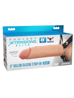 FANTASY X-TENSIONS ELITE - 20,3 CM HOLLE SILICONEN STRAP-ON