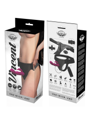 HARNESS ATTRACTION - RNES VIBRATOR RABBIT VINCENT 15 CM -O- 4 CM