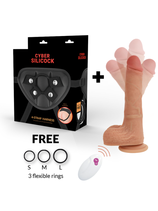 CYBER SILICOCK - STRAP-ON MR RICK CONTROLE REMOTO