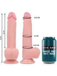 ROCKARMY - HARNESS + HAWK ROTATOR AND VIBRATOR 22 CM -O- 4.6 CM