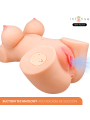 INTENSE DEEP TOUCH - VERO TORSO VAGINAL COM EFEITOS DE SUCÇÃO, CALOR, 