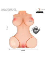 INTENSE DEEP TOUCH - VERO TORSO VAGINA AVEC EFFETS DE SUCCION, DE CHAL