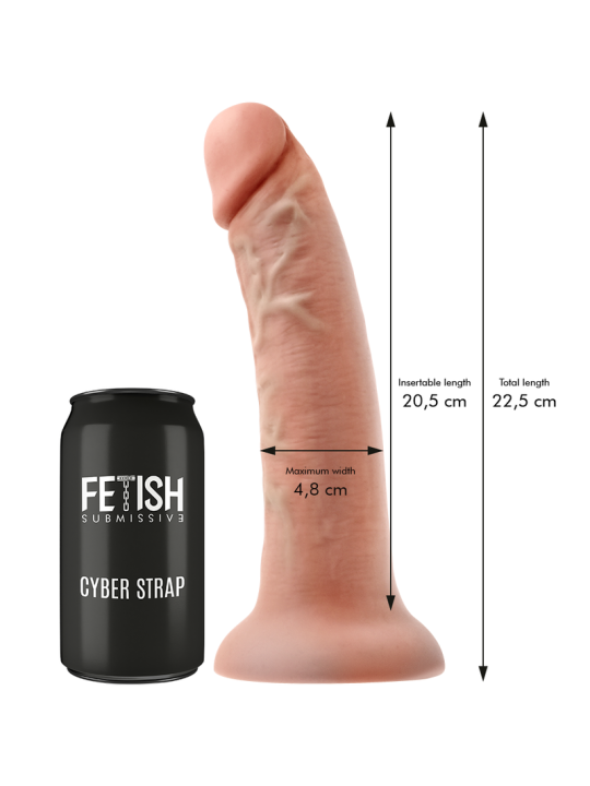 FETISH SUBMISSIVE CYBER STRAP - HARNAIS AVEC GODE ET TÉLÉCOMMANDE BULL