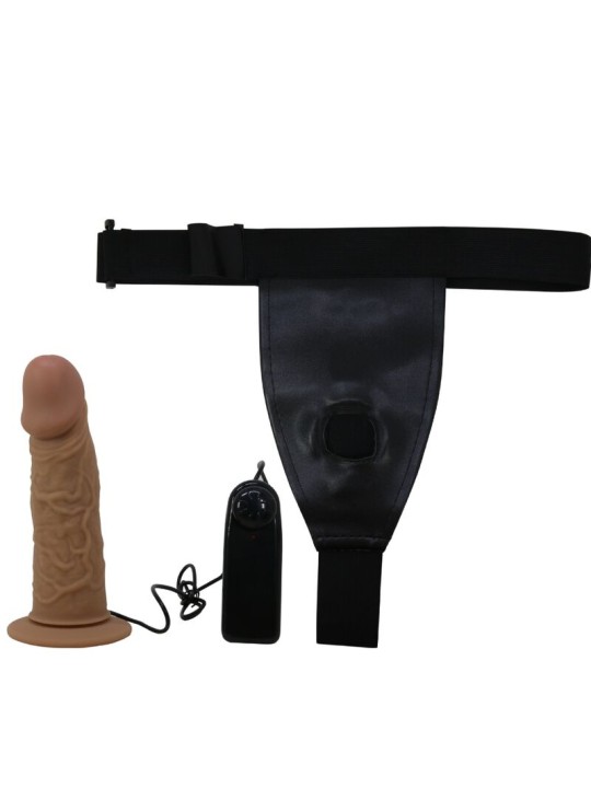 PRETTY LOVE - HARNESS BRIEFS WITH VIBRATION DILDO INCLUDED