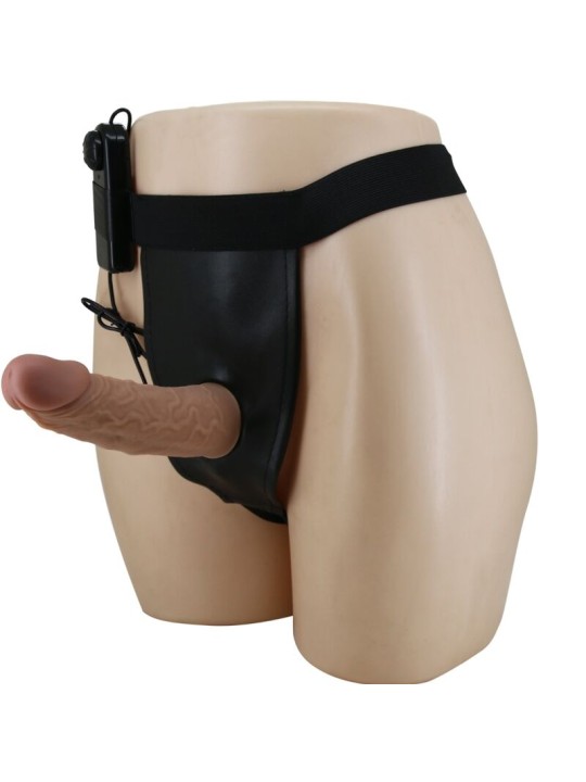 PRETTY LOVE - HARNESS BRIEFS WITH VIBRATION DILDO INCLUDED