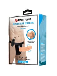 PRETTY LOVE - CUECAS DE ARNÊS COM DILDO DE VIBRAO INCLUÍDO