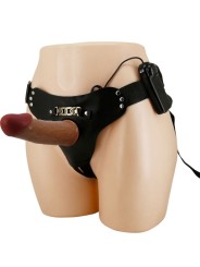 PRETTY LOVE - STARKS SLIP HARNAIS DILDO VIBRANT MULTI-VITESSES 17,5 CM