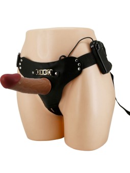 PRETTY LOVE - STARKS HARNESS BRIEFS MULTI-SPEED VIBRATION DILDO 17,5 C
