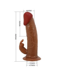 PRETTY LOVE - MARION HARNESS SLIP UNIVERSEEL MET VIBRERENDE DILDO 19 C