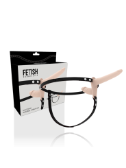 FETISH SUBMISSIVE HARNESS - DUPLA PENETRAO CARNE