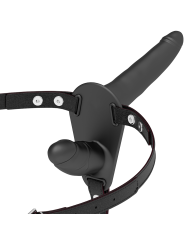 FETISH SUBMISSIVE HARNESS - DOBLE PENETRACIÓN NEGRO