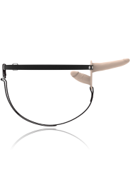 FETISH SUBMISSIVE HARNESS - DOPPELTE PENETRATION, FLEISCH-VIBRATOR