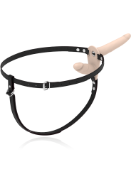 FETISH SUBMISSIVE HARNESS - DOBLE PENETRACIÓN VIBRADOR FLESH UP