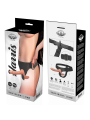 HARNESS ATTRACTION - HARRIS DOUBLE PENETRACI N WITH VIBRATION 18 CM -O