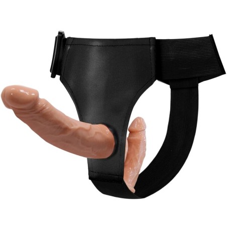 BAILE - ULTRA PASSIONEEL HARNAS DUBBELE DILDOS MET HARNAS