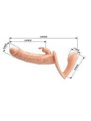 BAILE - CHARLOTTE HOLLOW DOPPELPENETRATION STRAP-ON FLEISCH