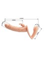 BAILE - CHARLOTTE HOLLOW DOPPELPENETRATION STRAP-ON FLEISCH