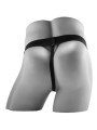 FETISH FANTASY SERIES - REALISTISCHE VIBRERENDE HOLLE STRAP-ON MET BAL