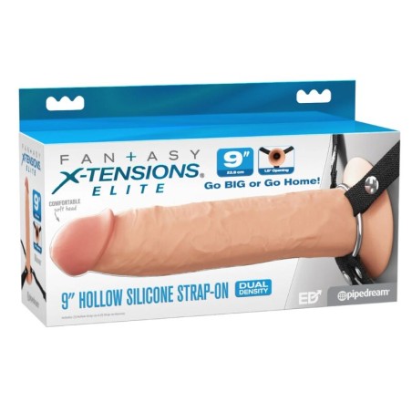 FANTASY X-TENSIONS - ELITE REALISTISCHE HOLLE STRAP-ON 24,1 CM