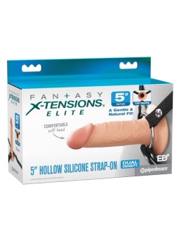 FANTASY X-TENSIONS - ELITE REALISTISCHE HOLLE STRAP-ON 12,7 CM