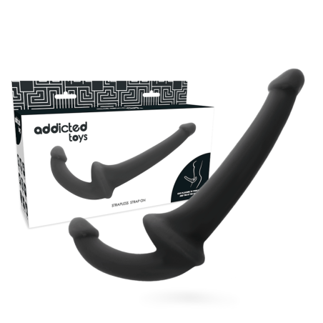 ADDICTED TOYS - ZWARTE DILDO ZONDER HARNAS