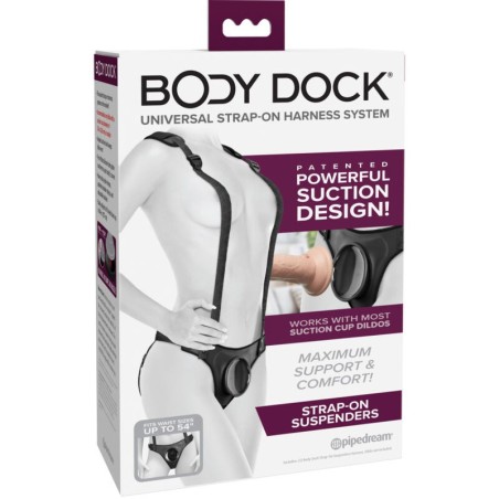 PIPEDREAMS - BODY DOCK STRAP-ON BRETELS
